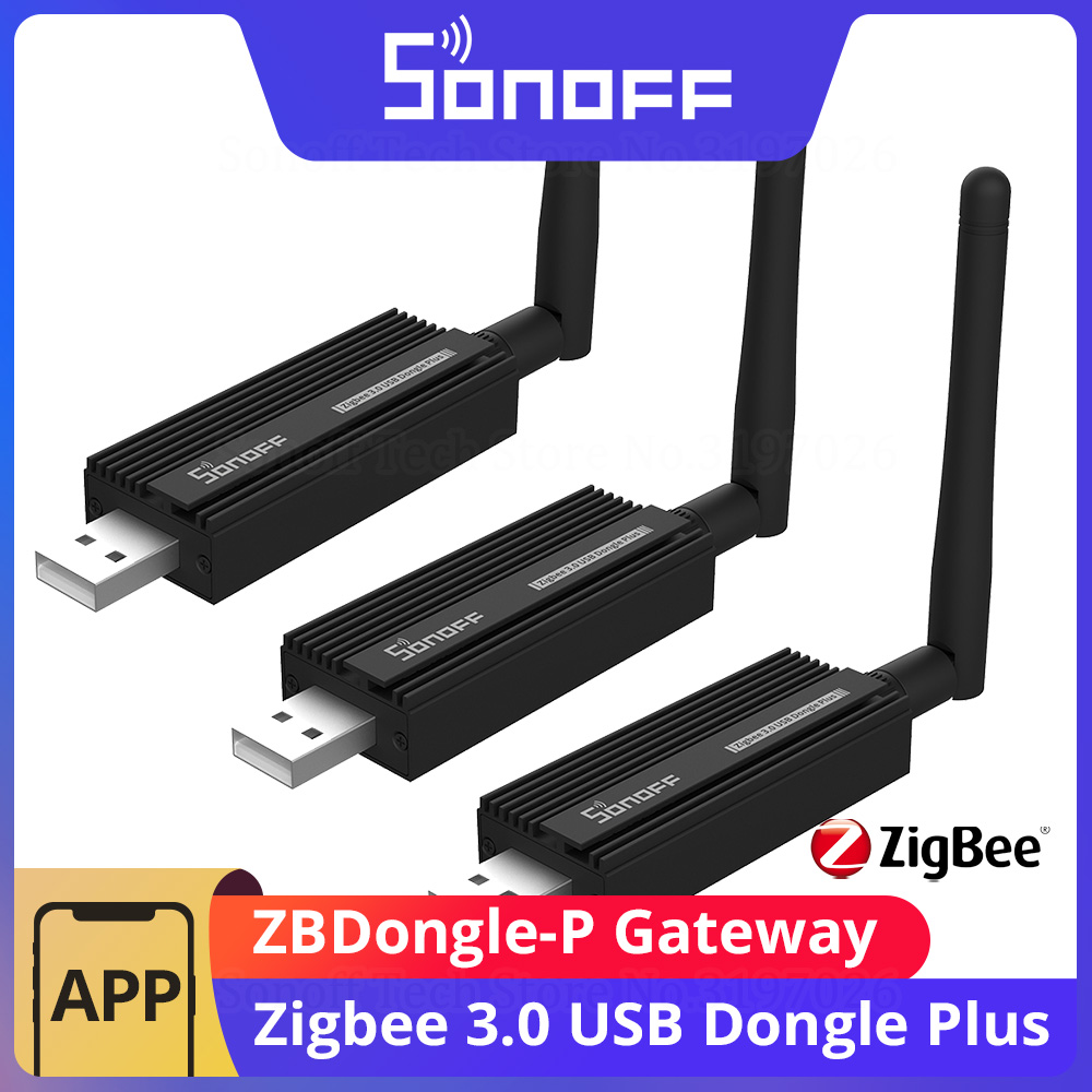 Zigbee Coordinator Stick - SONOFF Zigbeeゲートウェイ3.0 ZBDongle-P USBドングルハブ。Matterに対応し、Home AssistantやZigbee2MQTTでスマートホームデバイスを制御できます。