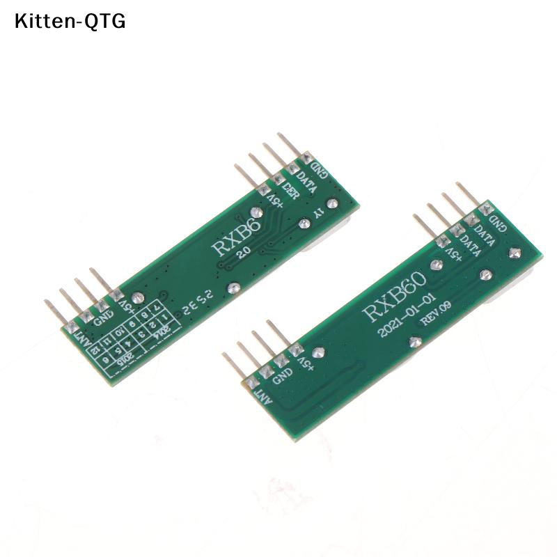 433Mhz Receiver Module - ARM/AVR用、DIY電子工作やリモコンプロジェクトに最適な、高性能RXB60 315MHz/433MHzスーパーヘテロダイン無線受信モジュール。
