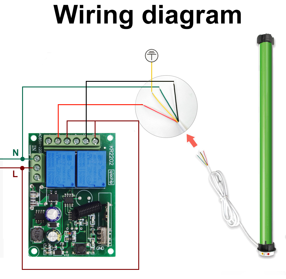 Qiachip-ユニバーサルワイヤレススイッチ、リモートコン - 433Mhz Receiver Module のレビューと価格