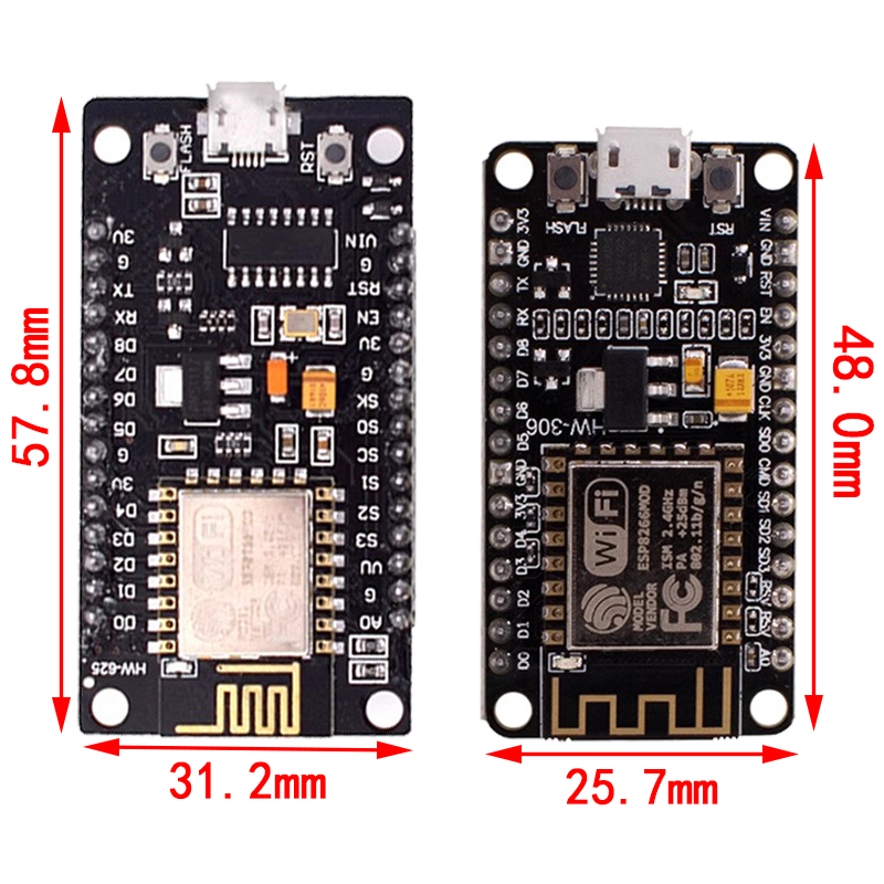 ワイヤレスモジュール CH340/CP2102/CH9102 - Esp8266 Nodemcu Board のレビューと価格