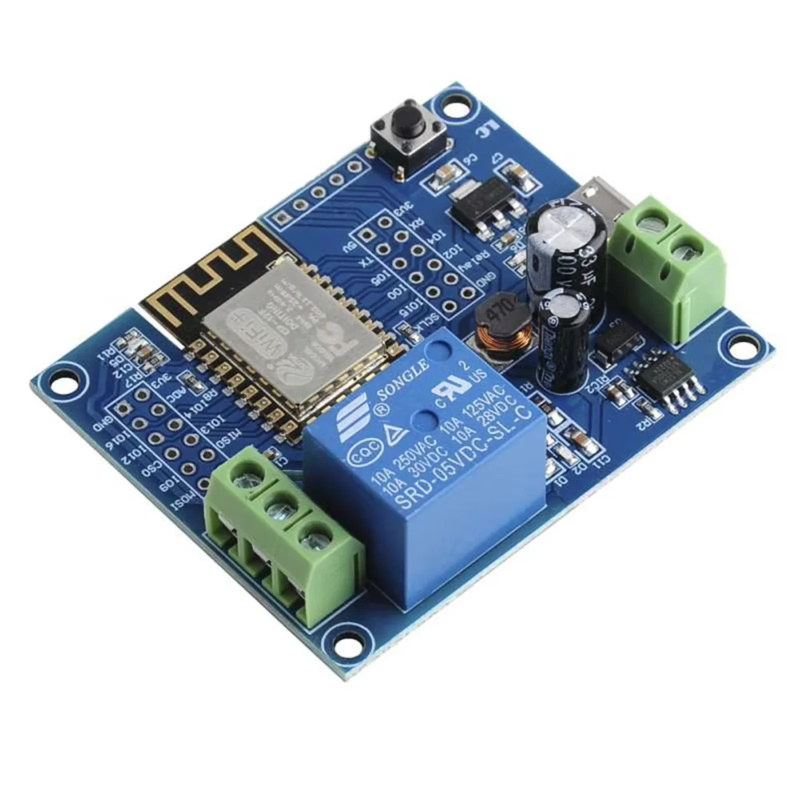 シングルチャンネルWi-Fiリレーモジュール、DC 8-80 - Relay 8 Channel Board のレビューと価格