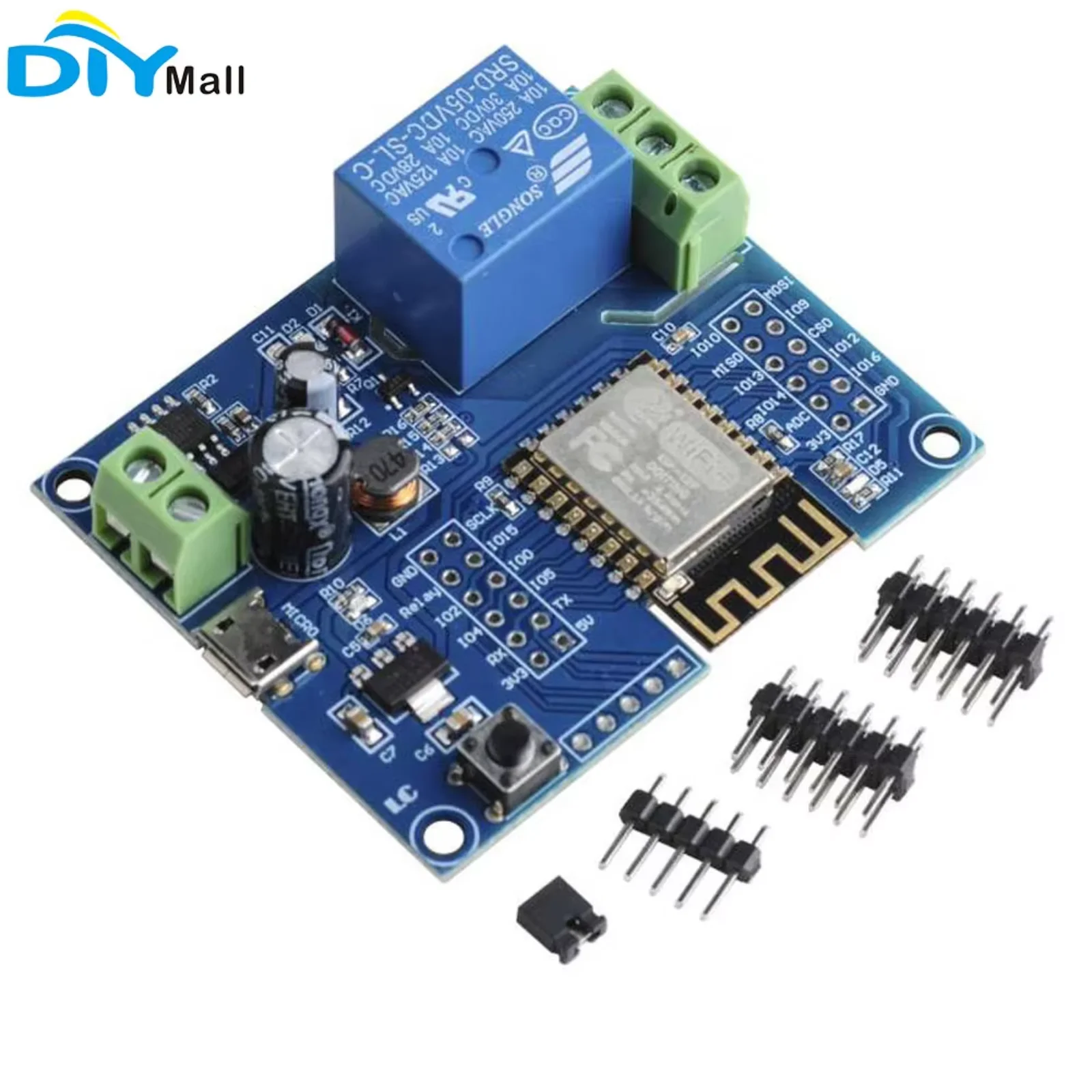 シングルチャンネルWi-Fiリレーモジュール、DC 8-80 - Relay 8 Channel Board のレビューと価格